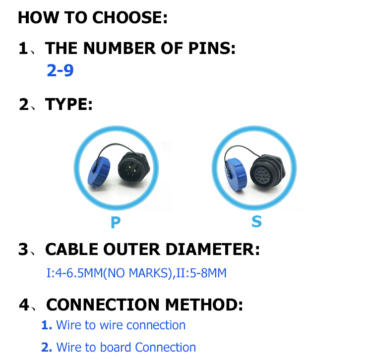 waterproof connector,waterproof wire connector,waterproof cable connector,sp13 connector,waterproof electrical connector,waterproof circular connector,weipu connector