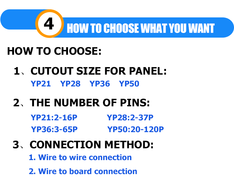 Military connector,YP connector,Military Circular YP Connector,Circular cable connector