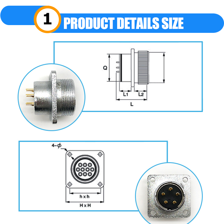 Military connector,metal Connector; circular connector,Sealed connector,Cylindrical connector,ws connector