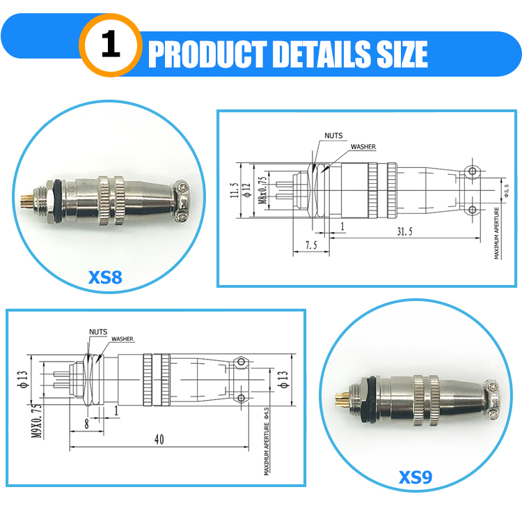 Military connector,metal Connector; circular connector,Sealed connector,Cylindrical connector,xs connector,xs16 connector,xs12 connector